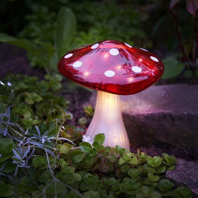 Mega Magic Mushroom Solar Stake Light - Beattys of Loughrea | www.beattys.ie