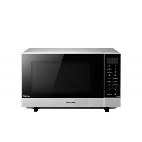 Panasonic NN-SF464M 1000W Silver Flatbed Solo Microwave - MICROWAVES - Beattys of Loughrea
