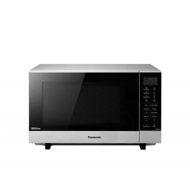 Panasonic NN-SF464M 1000W Silver Flatbed Solo Microwave