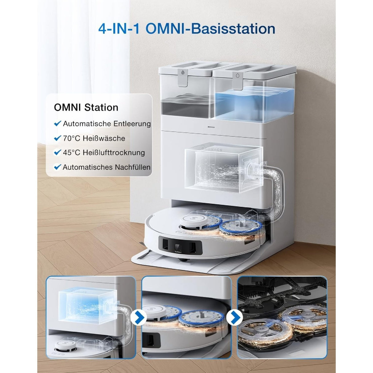 Ecovacs DEEBOT T30C PRO White Gen 2 Robot Vacuum - Beattys of Loughrea | www.beattys.ie