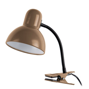 Clip On Lamp New Retro – Mocha Brown - DESK/READING LAMPS - Beattys of Loughrea