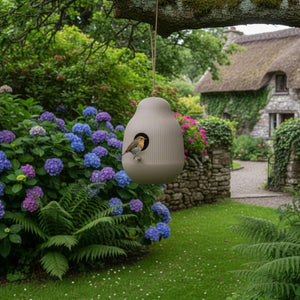 Bird House Capullo Luxury Warm Grey - BIRD HOUSE/ FEEDERS - Beattys of Loughrea