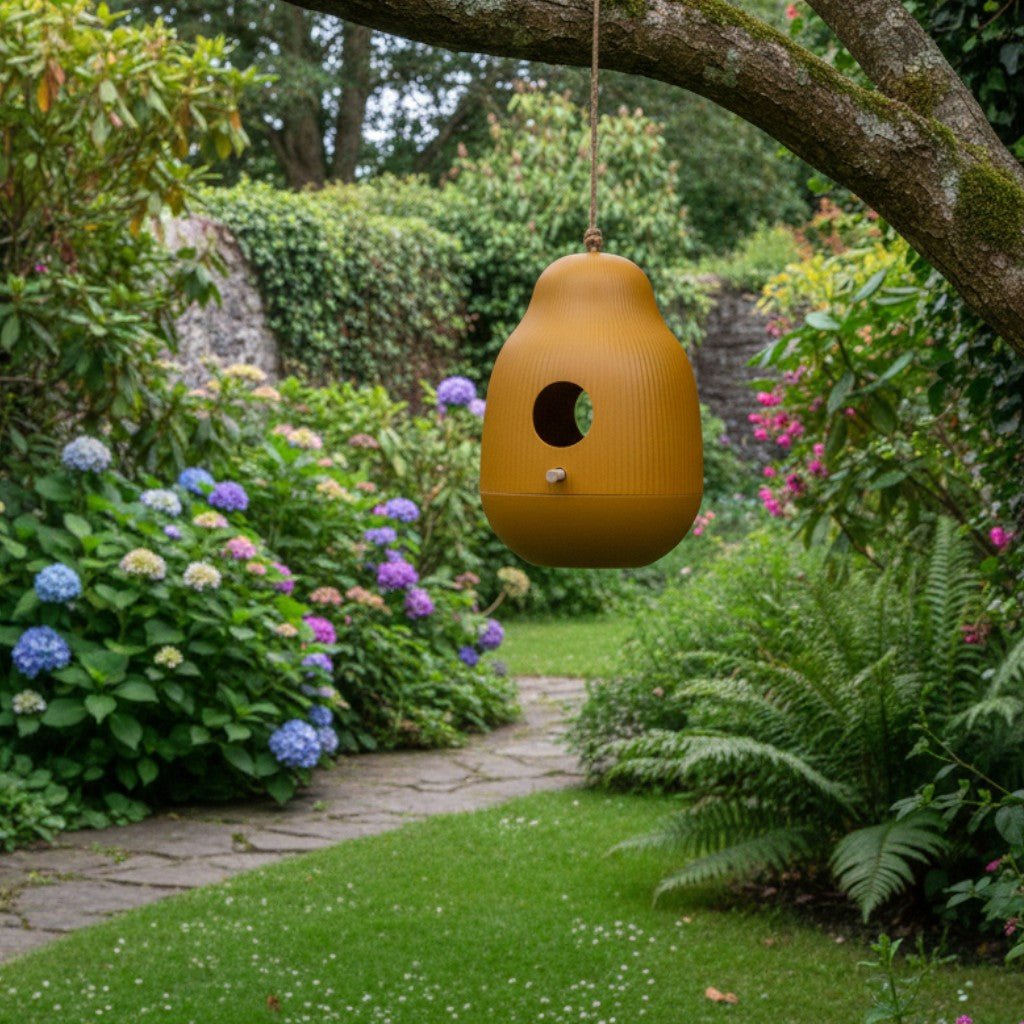 Bird House Capullo Luxury Ochre Yellow - BIRD HOUSE/ FEEDERS - Beattys of Loughrea