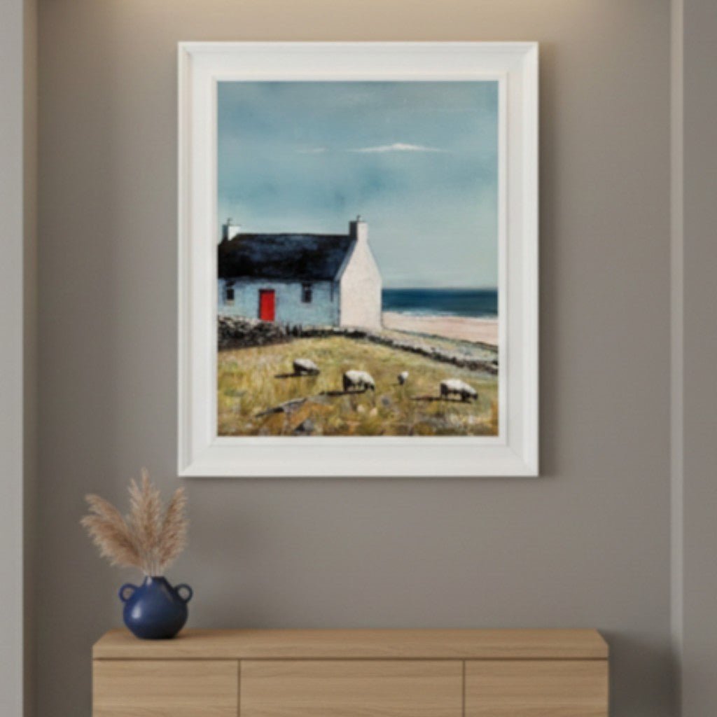 The Red Door HF Framed Picture - GW114 - Beattys of Loughrea | www.beattys.ie
