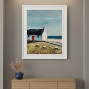 The Red Door HF Framed Picture - GW114 - Beattys of Loughrea | www.beattys.ie