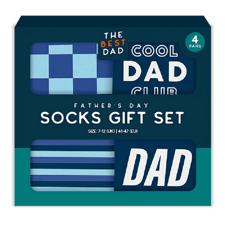 Father's Day Dad Socks Gift Set 4PK - Beattys of Loughrea | www.beattys.ie