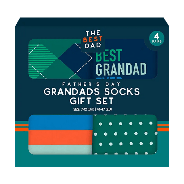 Father's Day Grandad Socks Gift Set 4PK - Beattys of Loughrea | www.beattys.ie