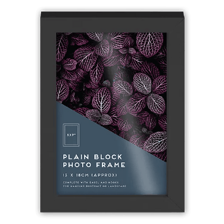 Black Block Photo Frame 5" x 7" - Beattys of Loughrea | www.beattys.ie