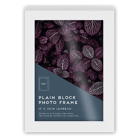White Block Photo Frame 5" x 7" - Beattys of Loughrea | www.beattys.ie