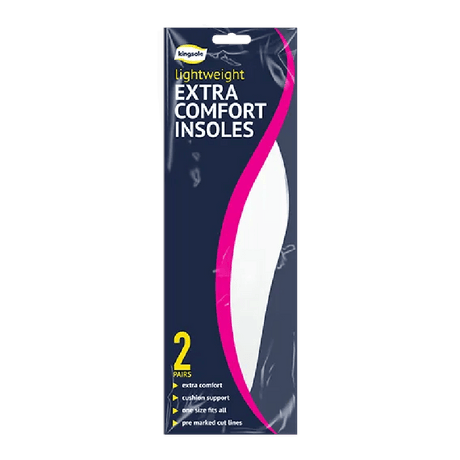Extra Comfort Memory Insoles | 2-Pair Value Pack - Beattys of Loughrea | www.beattys.ie