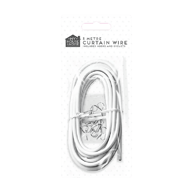 Curtain Wire 3m - Beattys of Loughrea | www.beattys.ie