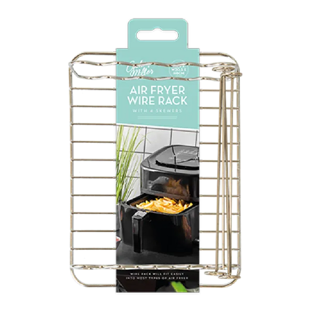 Rectangle Air Fryer Rack With 4 Skewers - Beattys of Loughrea | www.beattys.ie