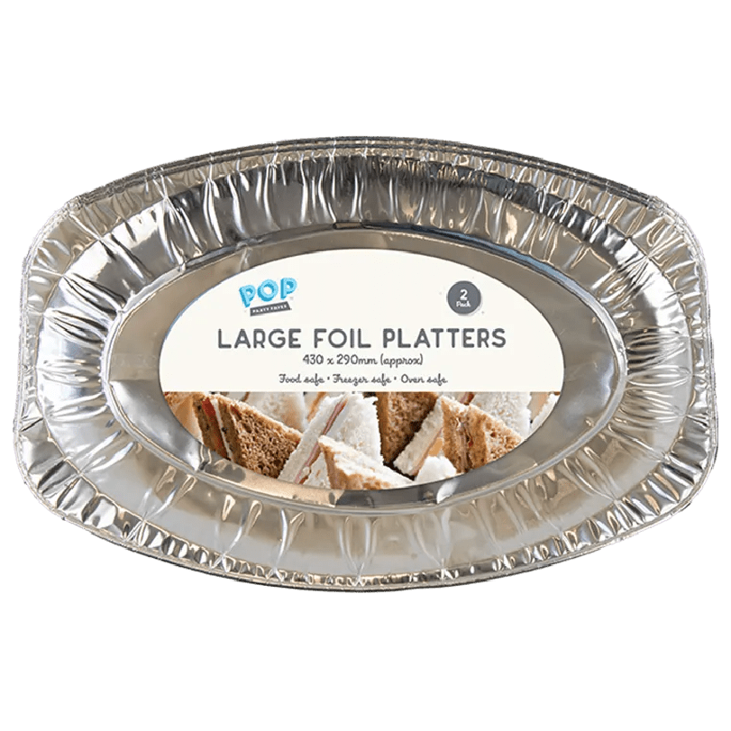 Large Foil Platters 2pk - Beattys of Loughrea | www.beattys.ie