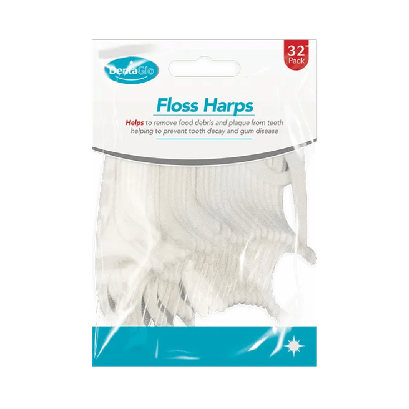 Dentaglo Floss Harps 32pk - Beattys of Loughrea | www.beattys.ie
