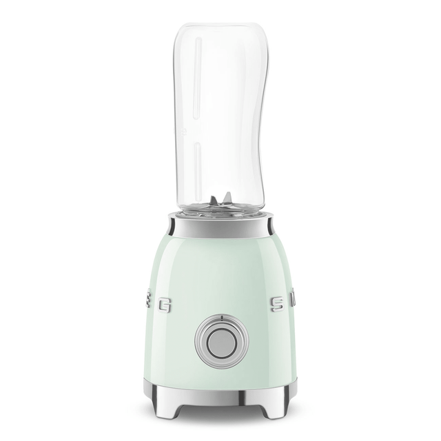 Smeg 50's Style Mini Personal Blender & Smoothie Maker Pastel Green | PBF01PGUK - HAND BLENDERS CHOPPERS - Beattys of Loughrea