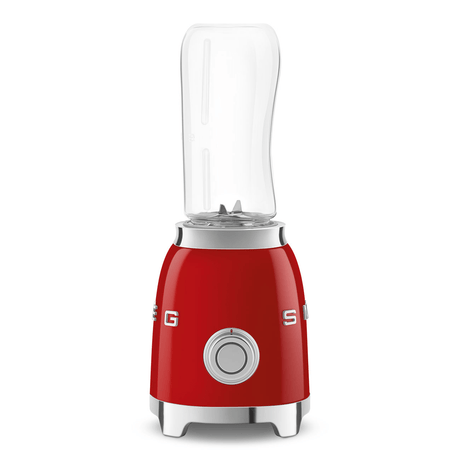 Smeg 50's Style Mini Personal Blender & Smoothie Maker Red | PBF01RDUK - HAND BLENDERS CHOPPERS - Beattys of Loughrea