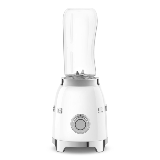 Smeg 50's Style Mini Personal Blender & Smoothie Maker White | PBF01WHUK - HAND BLENDERS CHOPPERS - Beattys of Loughrea