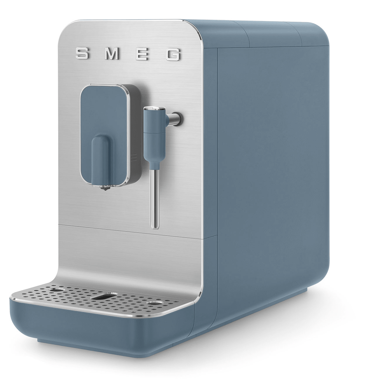 Smeg Collezione Bean To Cup Coffee Machine with Steam Wand, Matte Storm Blue | BCC12SBMUK - COFFEE MAKERS / ACCESSORIES - Beattys of Loughrea