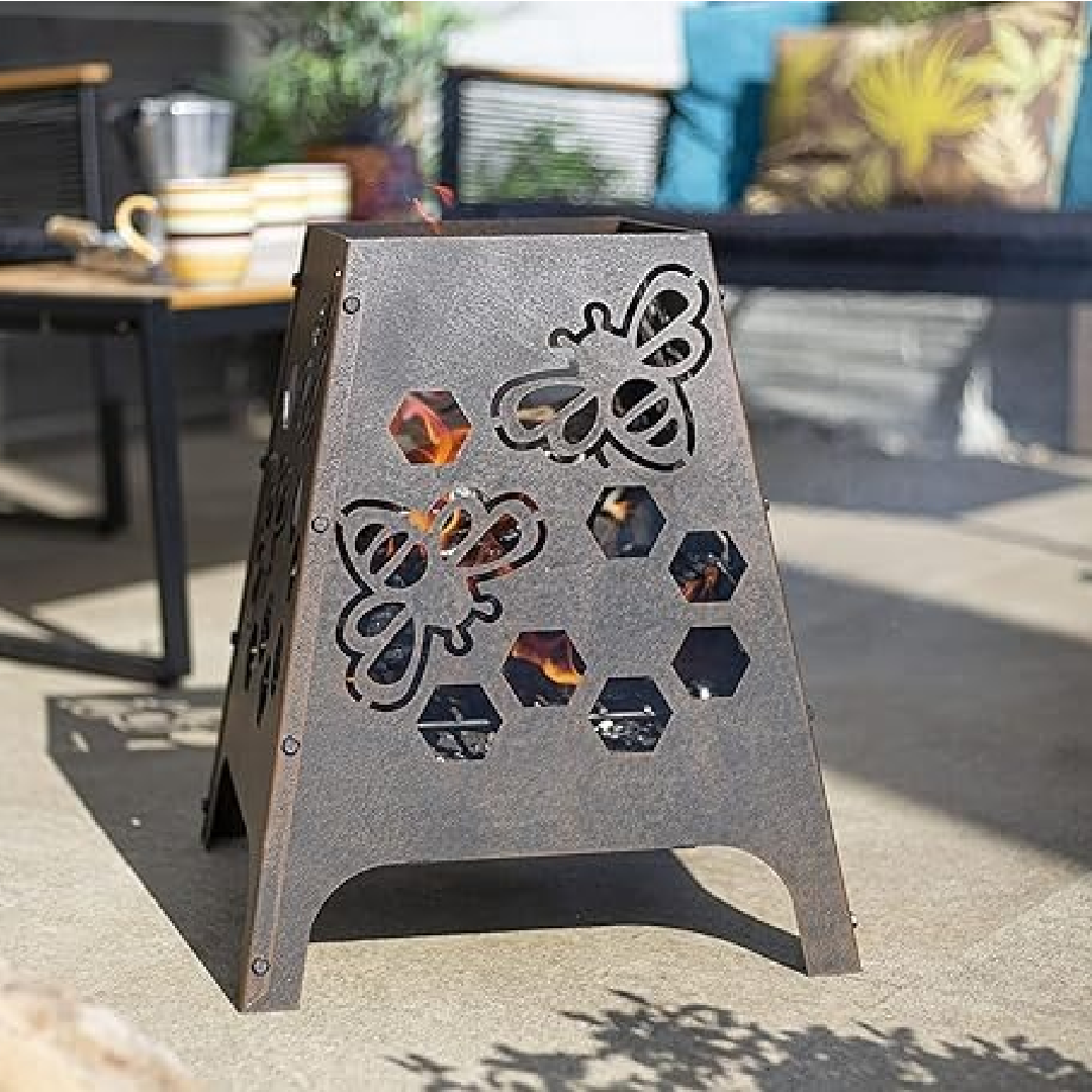 Busy Bee Cut - Out Firepit by La Hacienda - FIREPIT, GARDEN HEATER - Beattys of Loughrea