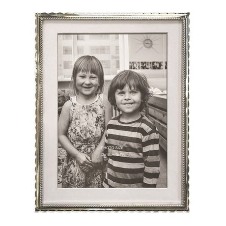 Metal Photo Frame 5x7in - PHOTO FRAMES - PLATED, GILT, STONE - Beattys of Loughrea
