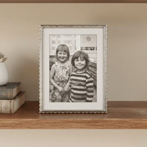 Metal Photo Frame 5x7in - PHOTO FRAMES - PLATED, GILT, STONE - Beattys of Loughrea