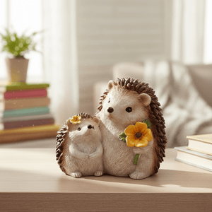 Hedgehog Couple 8cm - ORNAMENTS - Beattys of Loughrea