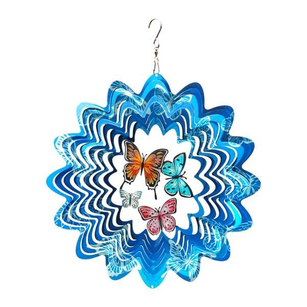 Butterfly Wind Spinner 30cm - GARDEN ORNAMENTS INCL SOLAR - Beattys of Loughrea