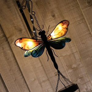 Dragonfly Wind Chime 23x78cm - GARDEN ORNAMENTS INCL SOLAR - Beattys of Loughrea