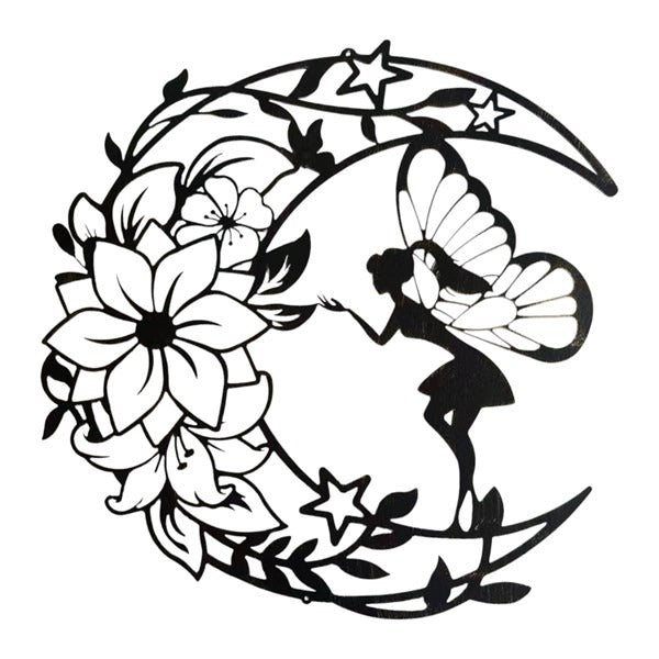 Fairy Wall Art Bronze 60cm - WALL PLAQUE/STATUES - Beattys of Loughrea