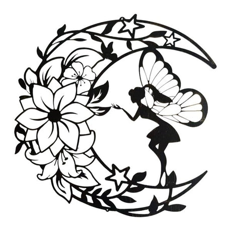 Fairy Wall Art Bronze 60cm - WALL PLAQUE/STATUES - Beattys of Loughrea