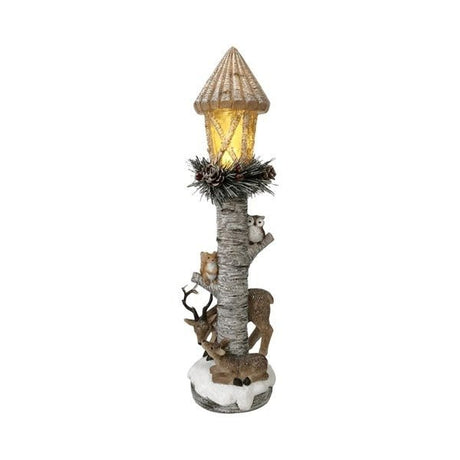 LED Street Lamp & Deer 35cm - XMAS ROOM DECORATION LARGE AND LIGHT UP - Beattys of Loughrea