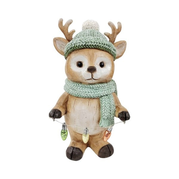 Cerf de Noël 10x19cm