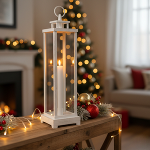 Lanterne LED Blanche 12x45cm