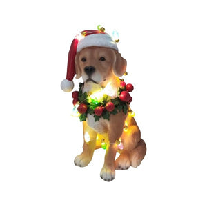 LED Christmas Retriever 12x25cm