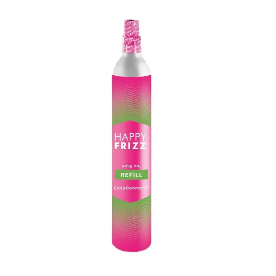 Happy Frizz Click-In CO2 Cylinder, Quick Connect Compatible, 425g - WATER CARBONATORS, SODA STREAM - Beattys of Loughrea