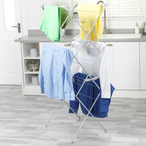 Russell Hobbs® 3 Tier Clothes Airer Pink/Grey - CLEANING CLOTHES AIRER - Beattys of Loughrea