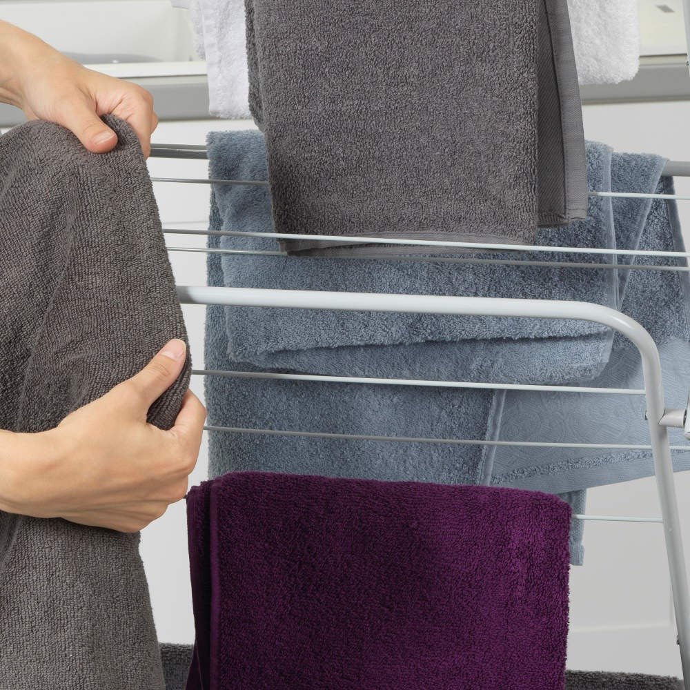 Russell Hobbs® 3 Tier Clothes Airer Pink/Grey - CLEANING CLOTHES AIRER - Beattys of Loughrea