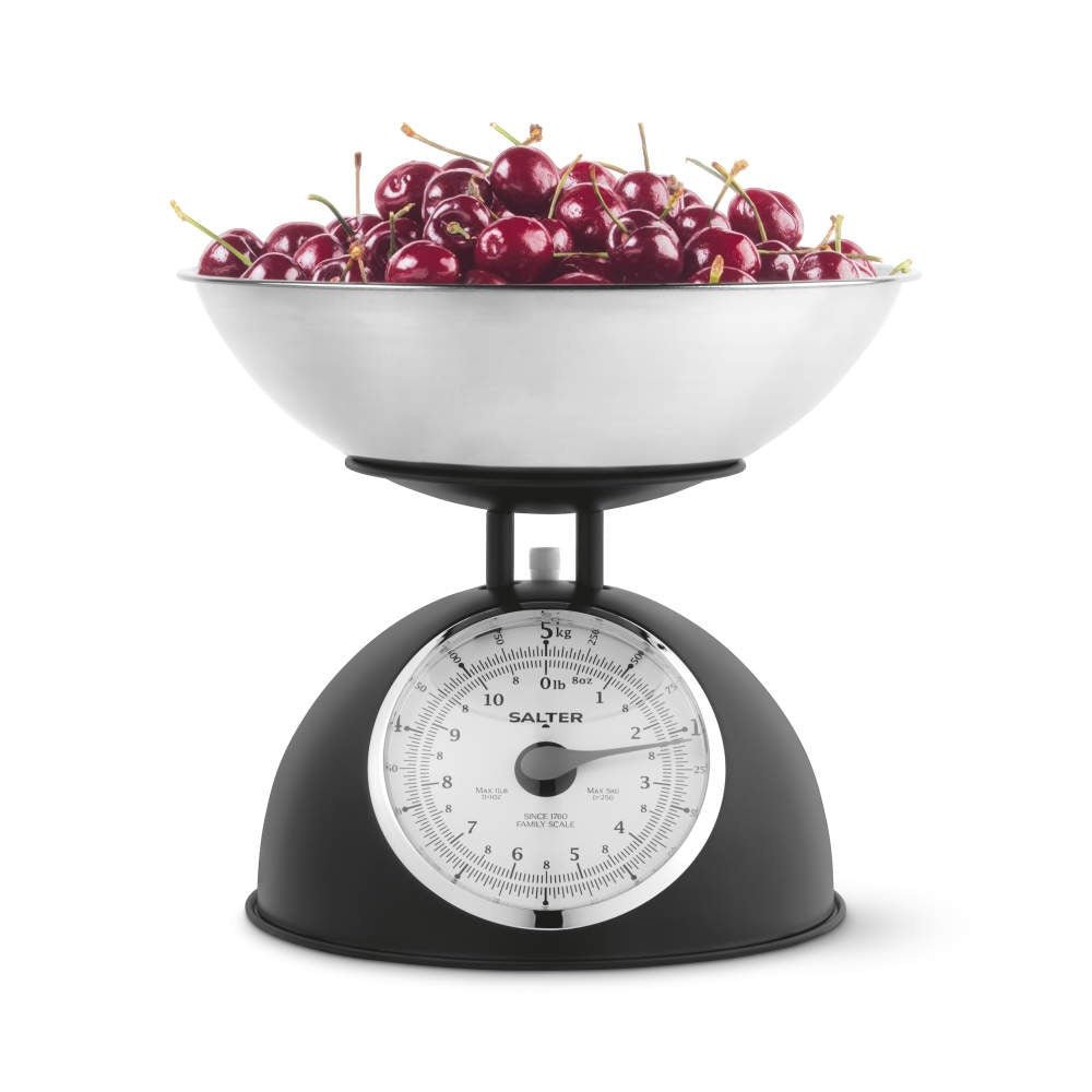 Salter Timeless Mechanical Kitchen Scale – Black - KITCHEN SCALES - Beattys of Loughrea