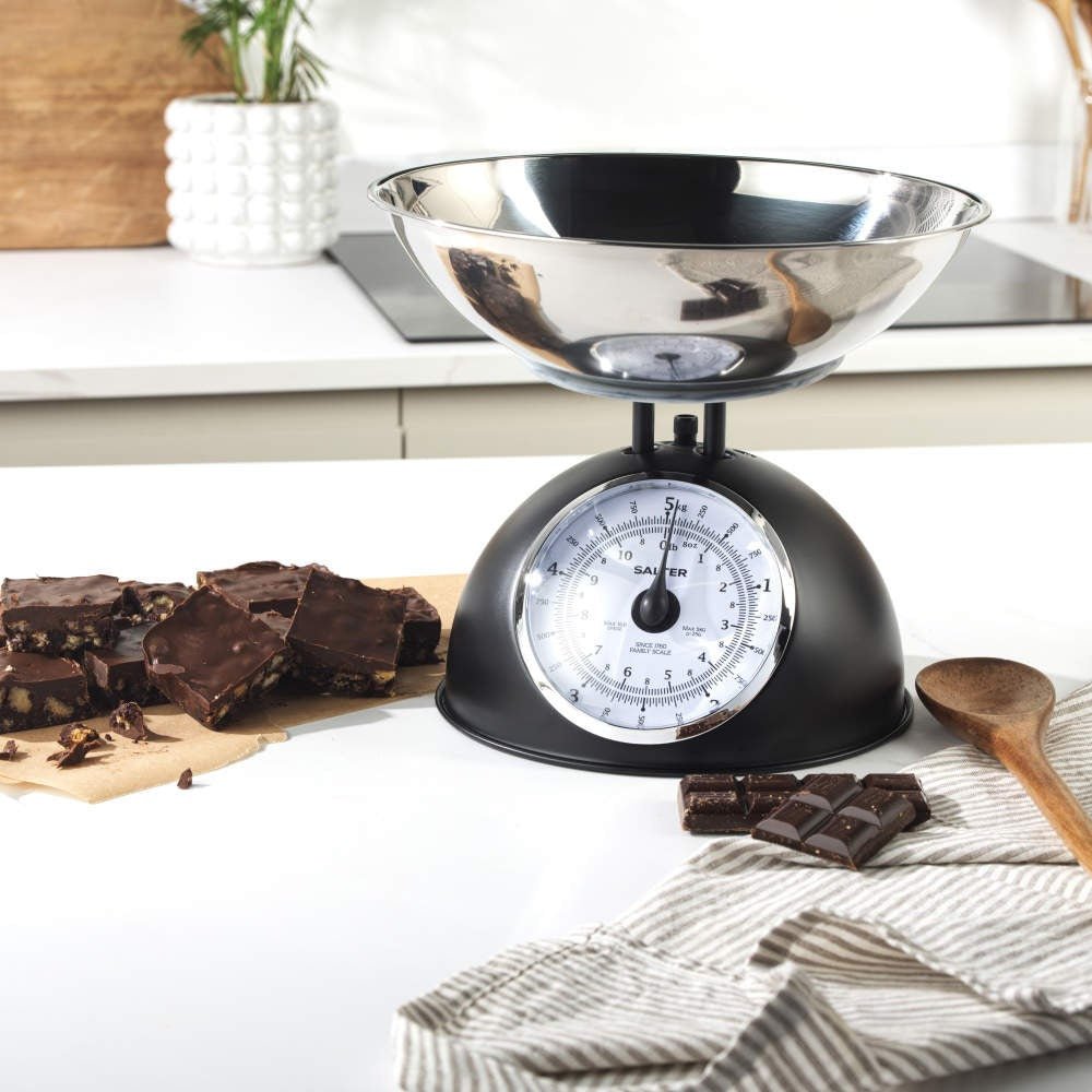 Salter Timeless Mechanical Kitchen Scale – Black - KITCHEN SCALES - Beattys of Loughrea