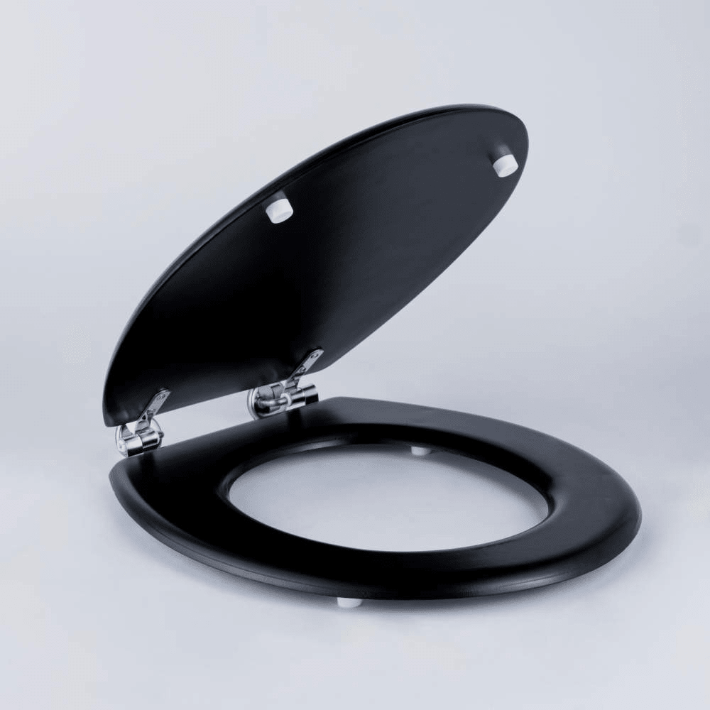 Beldray Wooden MDF Toilet Seat – Black - TOILET SEAT/FITTINGS - Beattys of Loughrea
