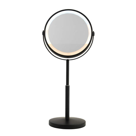 Beldray Rechargeable 7” Double Sided Makeup Mirror With Lights – Black - WALL MIRRORS - Beattys of Loughrea