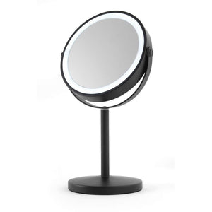 Beldray Rechargeable 7” Double Sided Makeup Mirror With Lights – Black - WALL MIRRORS - Beattys of Loughrea
