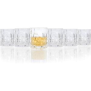 RCR Crystal ETNA Set of 6 Whiskey Glasses – 330ml - DRINKING GLASSES - Beattys of Loughrea