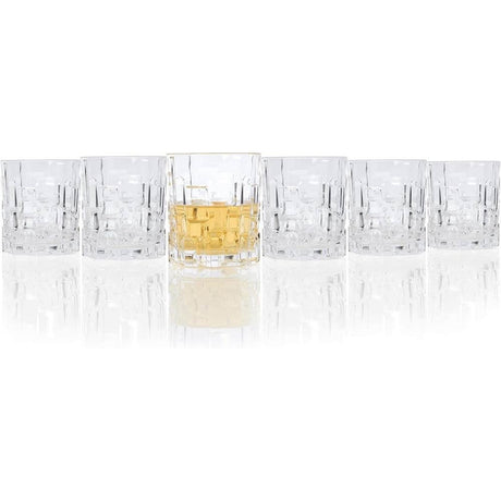 RCR Crystal ETNA Set of 6 Whiskey Glasses – 330ml - DRINKING GLASSES - Beattys of Loughrea