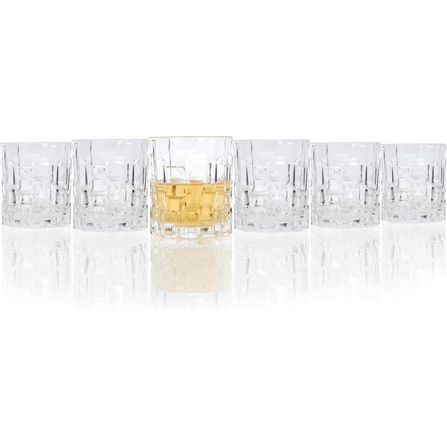 RCR Crystal ETNA Set of 6 Whiskey Glasses – 330ml - DRINKING GLASSES - Beattys of Loughrea