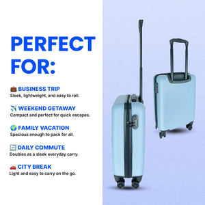 Bordlite Keep Calm, It's a Carry On Cabin Case 54 x 36 x 20cm – Blue - LUGGAGE, SUITCASES, TROLLEY BAGS - Beattys of Loughrea