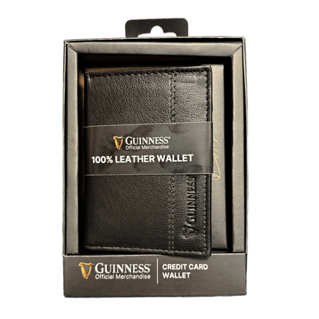 Guinness Leather Credit Card Wallet - HANDBAGS, MANBAGS, SHOPPING BAGS - Beattys of Loughrea
