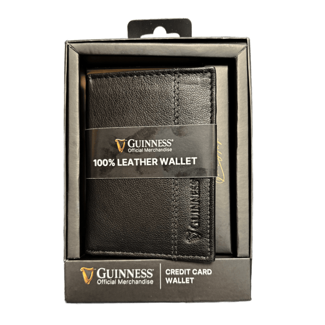 Guinness Leather Credit Card Wallet - HANDBAGS, MANBAGS, SHOPPING BAGS - Beattys of Loughrea
