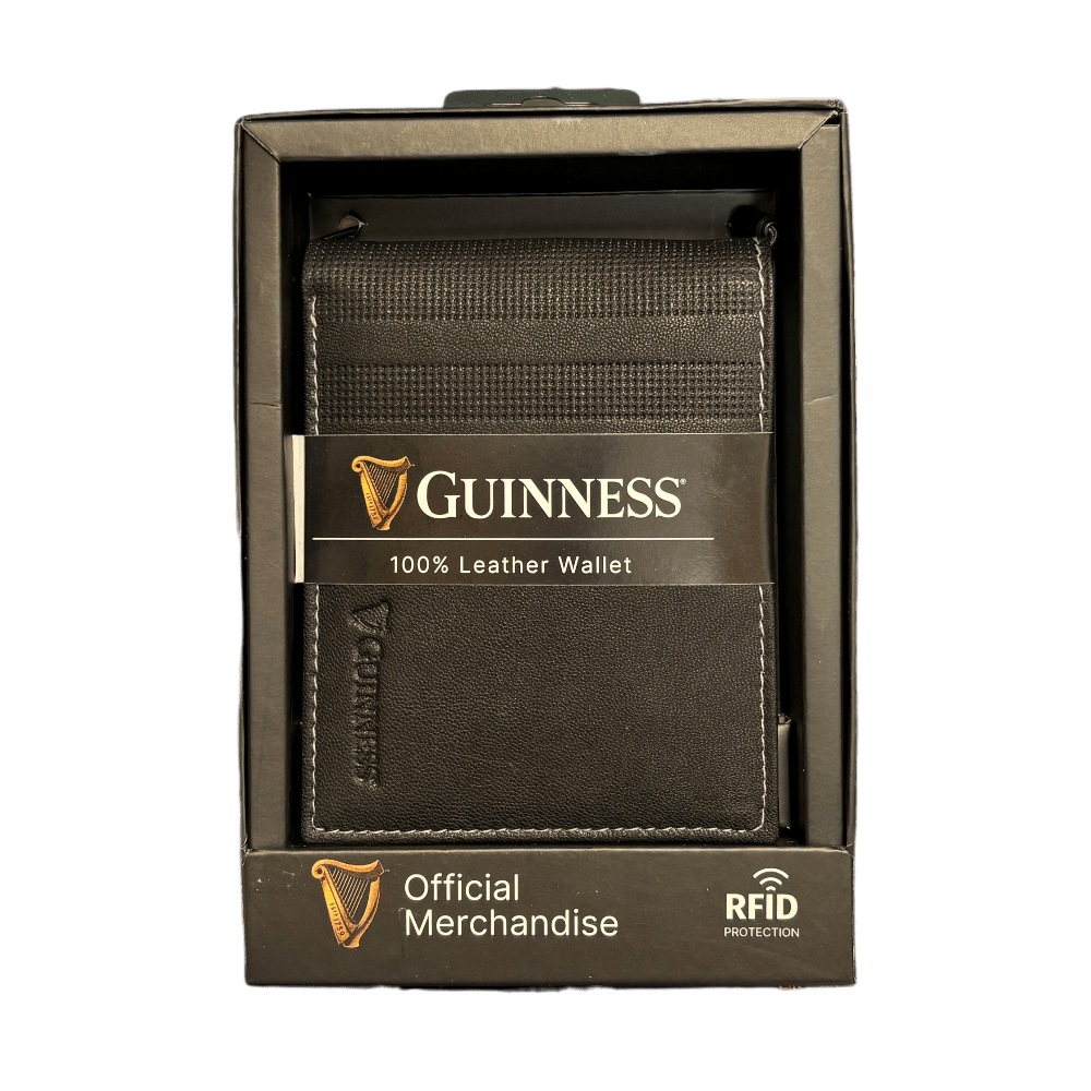 Guinness 100% Leather Wallet - HANDBAGS, MANBAGS, SHOPPING BAGS - Beattys of Loughrea