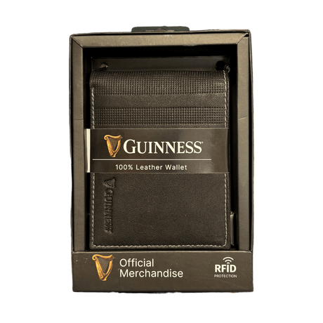 Guinness 100% Leather Wallet - HANDBAGS, MANBAGS, SHOPPING BAGS - Beattys of Loughrea